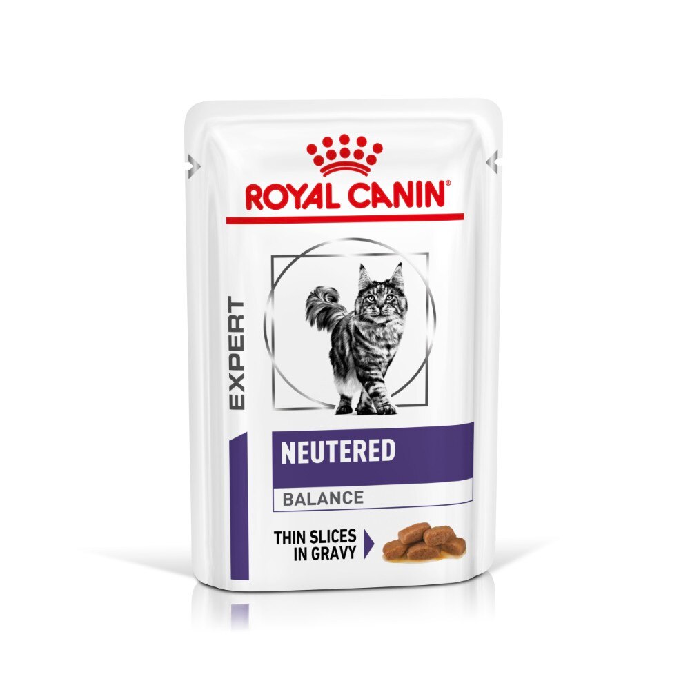Royal Canin Royal Canin Neutered Weight Balance Adult Wet Cat Food pet food packaging